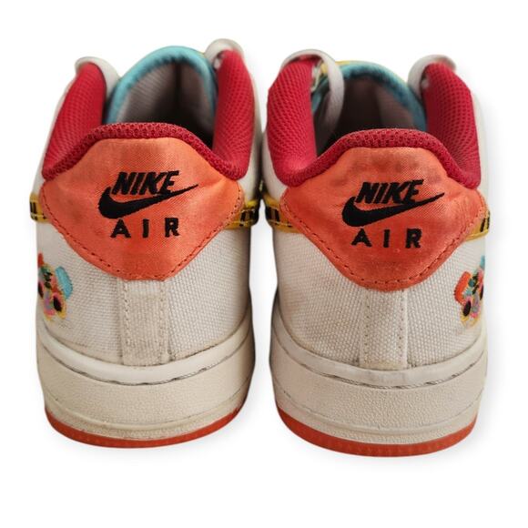 Nike Air Force 1 Year of The Tiger White Sneaker Shoe Youth 5 or Women 6.5 - Picture 7 of 12
